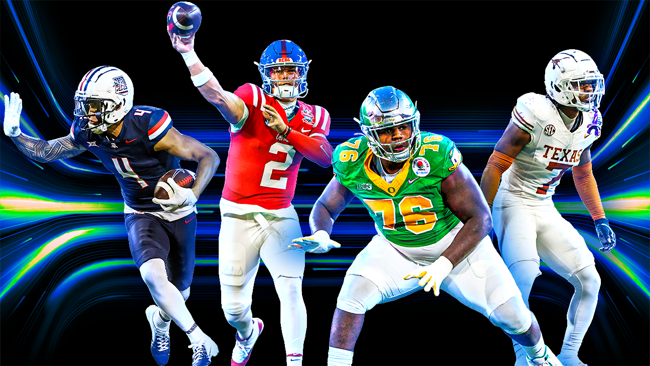2025 NFL draft: Jeff Legwold ranks the top 100 prospects