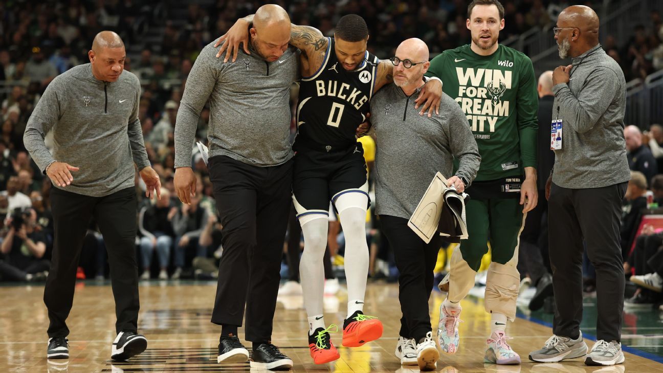 Bucks’ Damian Lillard to have surgery for torn Achilles tendon