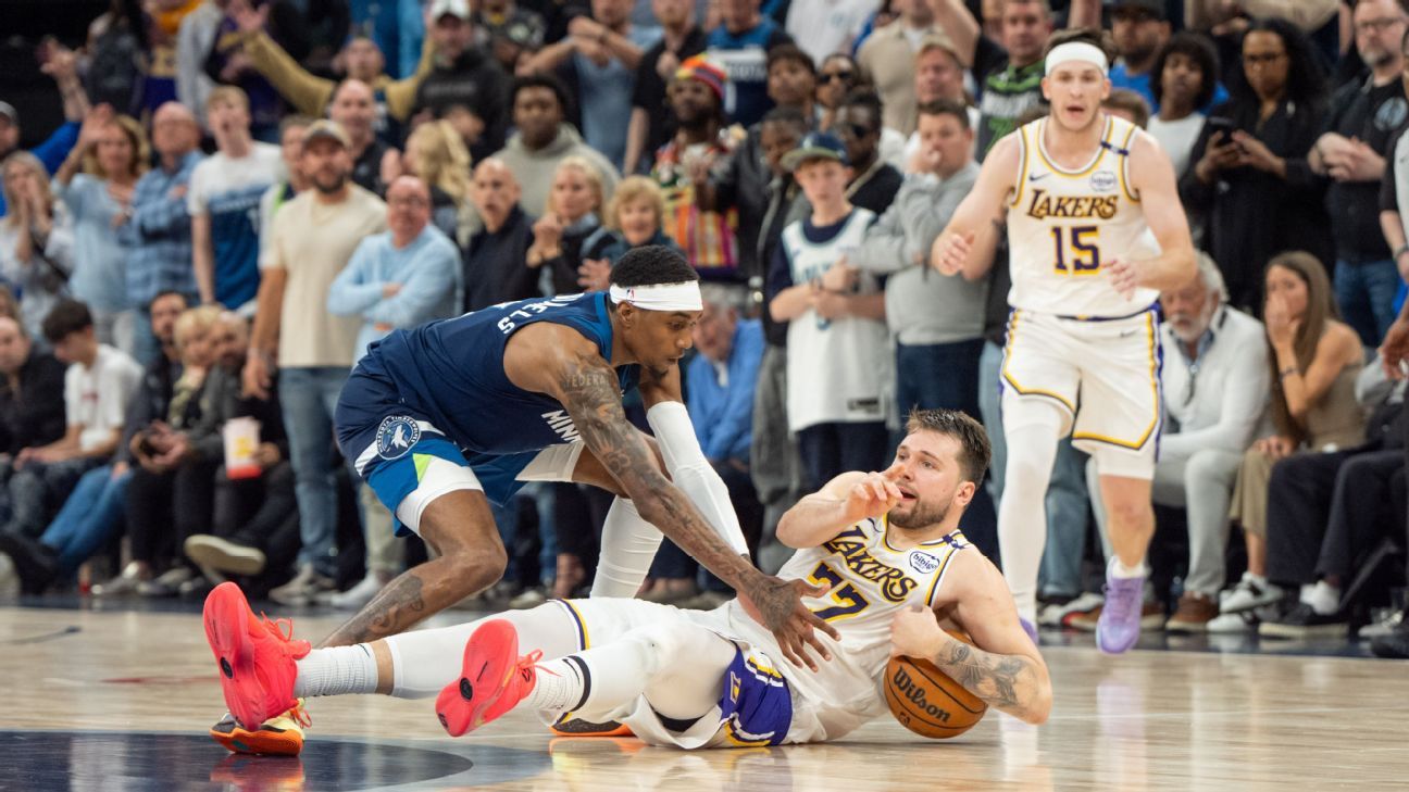 NBA says Lakers’ Luka Doncic was fouled late in Game 4 loss