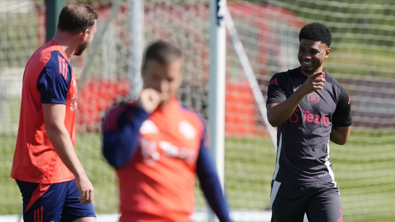 Man United’s Amad Diallo, Matthijs de Ligt return to training