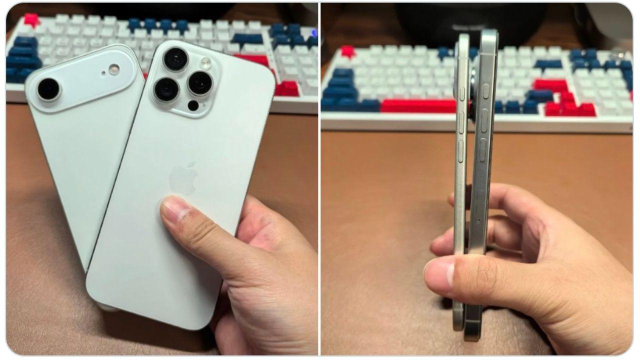 Here’s How The iPhone 17 Air Might Look Next To iPhone 16 Pro Max