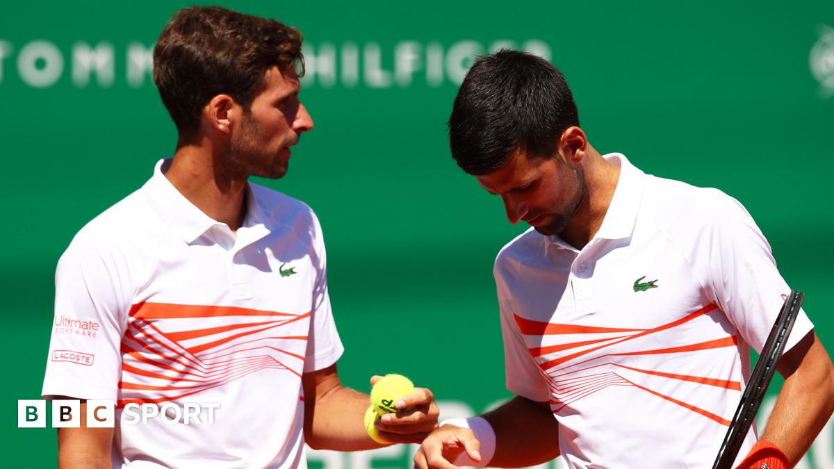 Monte Carlo Masters: Novak Djokovic joined by brother Marko in Andy Murray’s absence