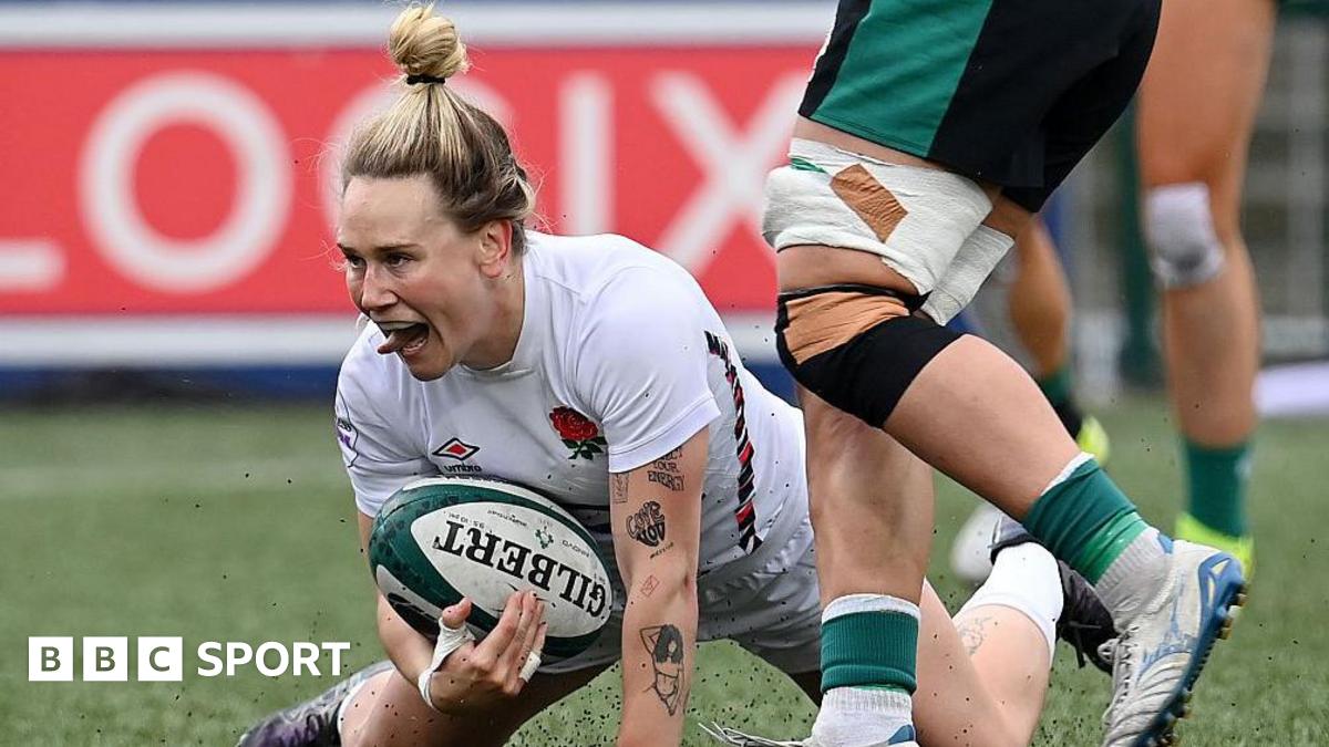 Ireland 5-49 England: Red Roses maintain Women’s Six Nations Grand Slam bid