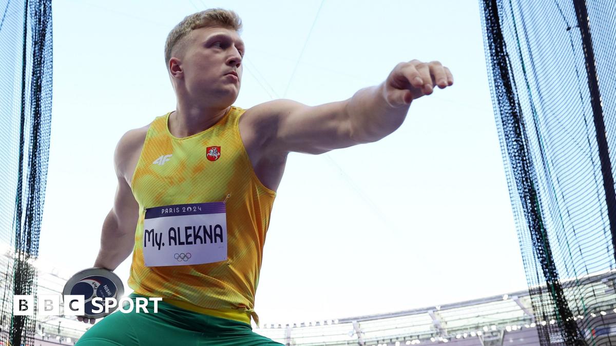 Mykolas Alekna smashes men’s discus world record in Ramona