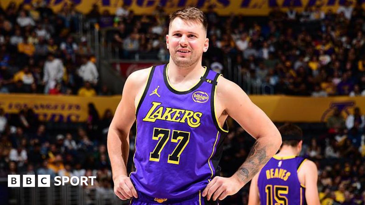 NBA: Luka Doncic and LeBron James star as Los Angeles Lakers beat New Orleans Pelicans