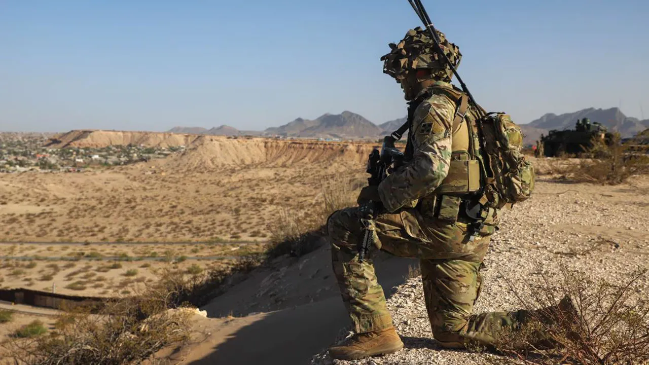 Military authorized to search, detain illegal immigrants along part of border