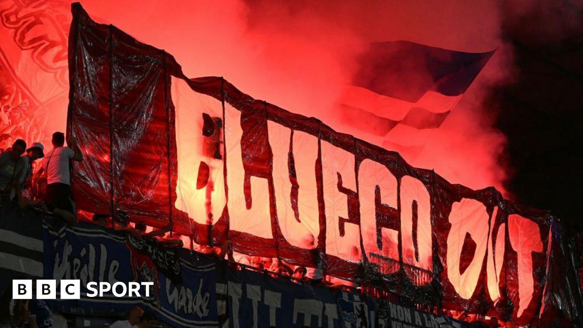 ‘BlueCo out’ – Strasbourg fans protest against Chelsea’s parent club