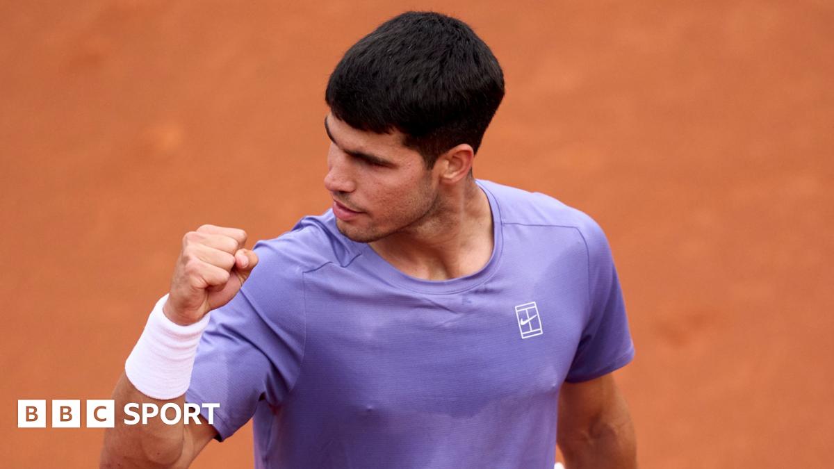 Carlos Alcaraz: Spaniard battles past Ethan Quinn into Barcelona Open last 16