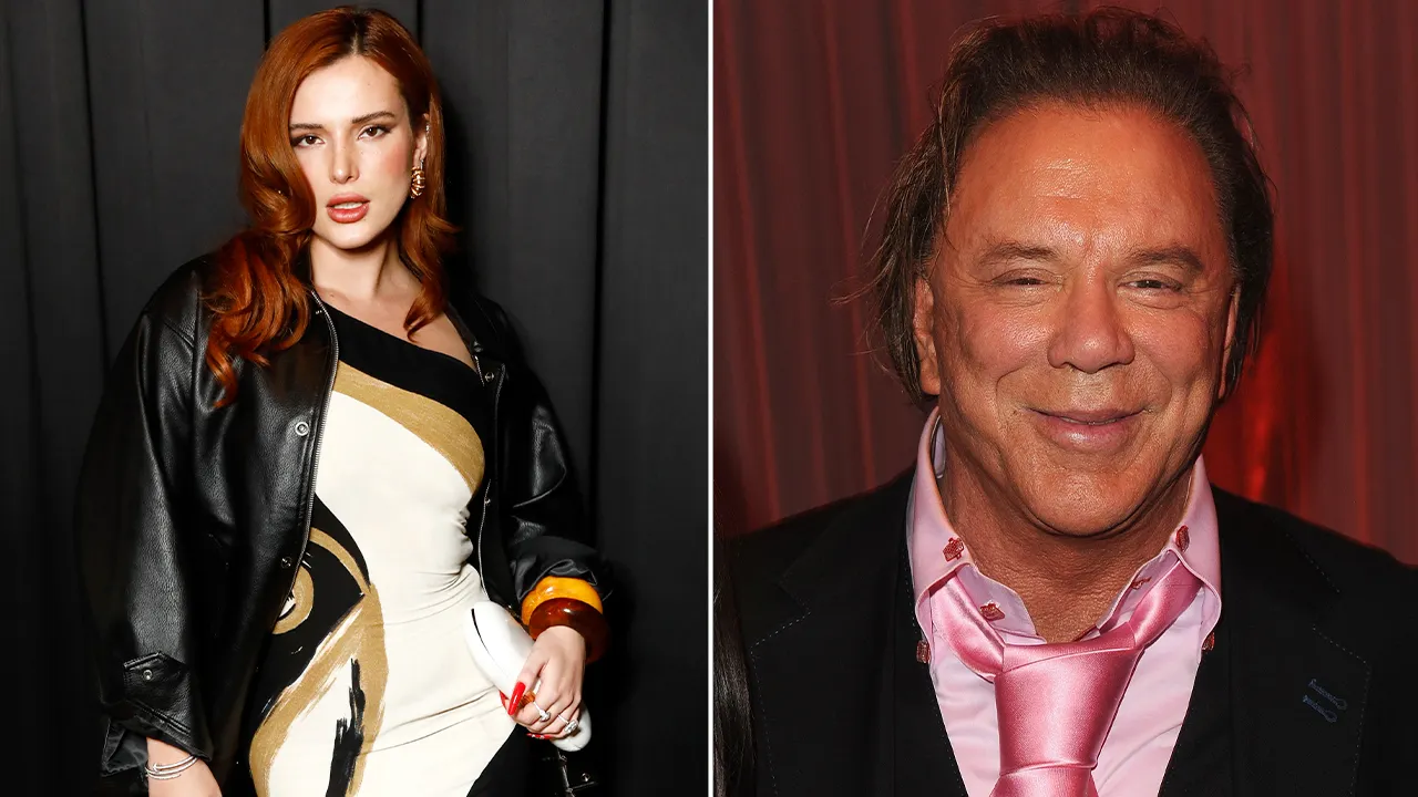 Bella Thorne claims co-star Mickey Rourke took a metal grinder to her genitals on set