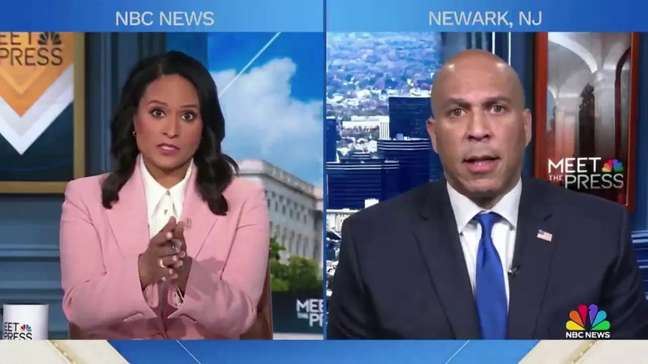 NBC host presses Cory Booker on whether Trump took part in ‘insider trading’