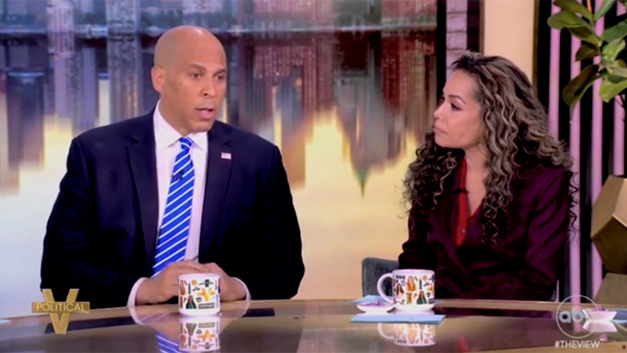 Sunny Hostin asks Sen. Cory Booker if he should be Democratic leader during ‘The View’