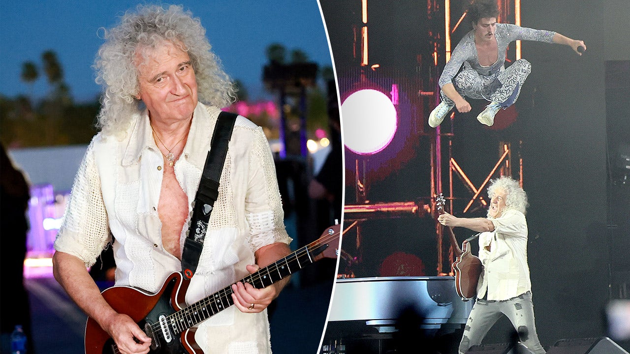 Queen guitarist Brian May returns to Coachella stage after suffering stroke