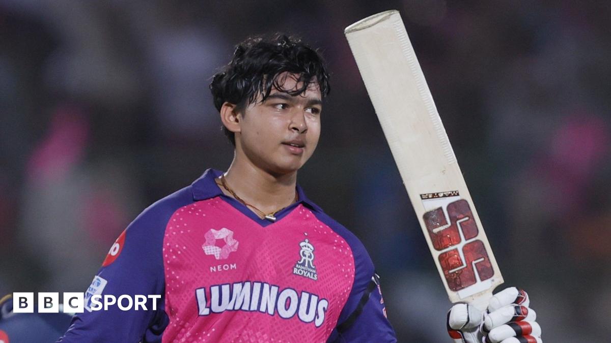 IPL 2025: 14-year-old Vaibhav Suryavanshi becomes youngest player to score century in men’s T20s