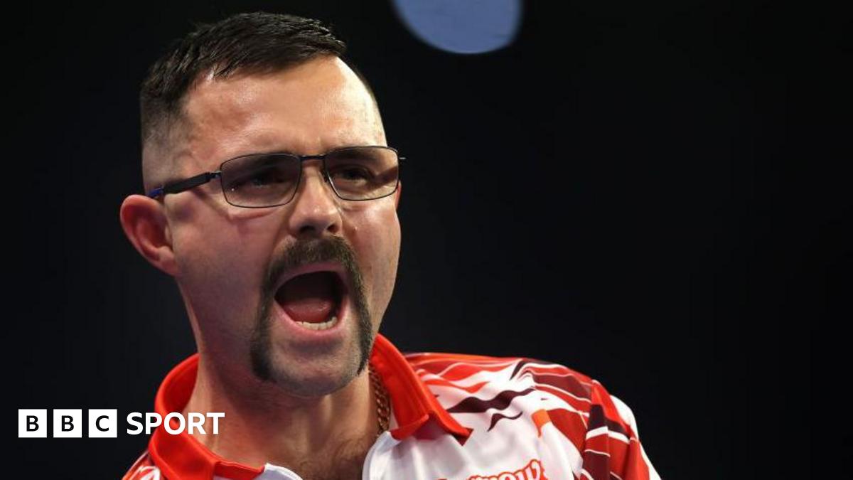 Players Championship: Damon Heta beats Nathan Aspinall to win first PDC title of 2025 as Michael van Gerwen suffers early exit