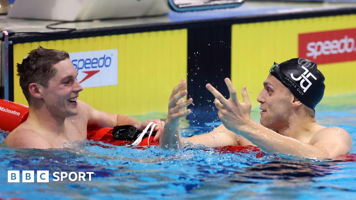 GB Swimming Championships: James Guy and Duncan Scott finish equal first in dramatic 200m freestyle