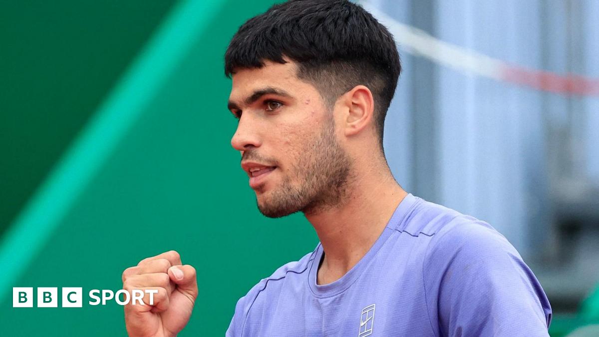 Monte Carlo Masters: Carlos Alcaraz reaches third round with comeback win