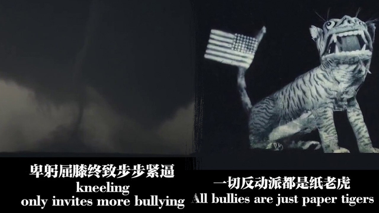 On Trump’s 100th day, China escalates: ‘Never Kneel’ video slams U.S. tariffs