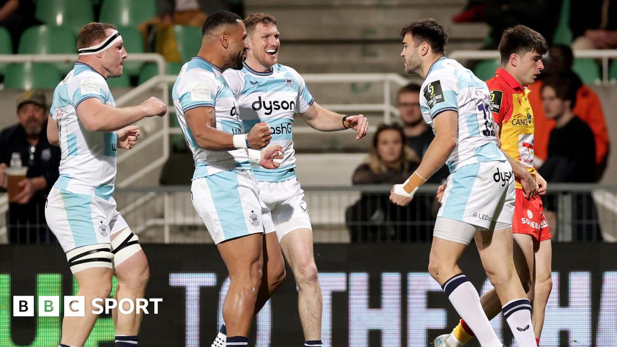 European Challenge Cup: Pau 24-49 Bath – Seven-try Bath reach quarter-finals