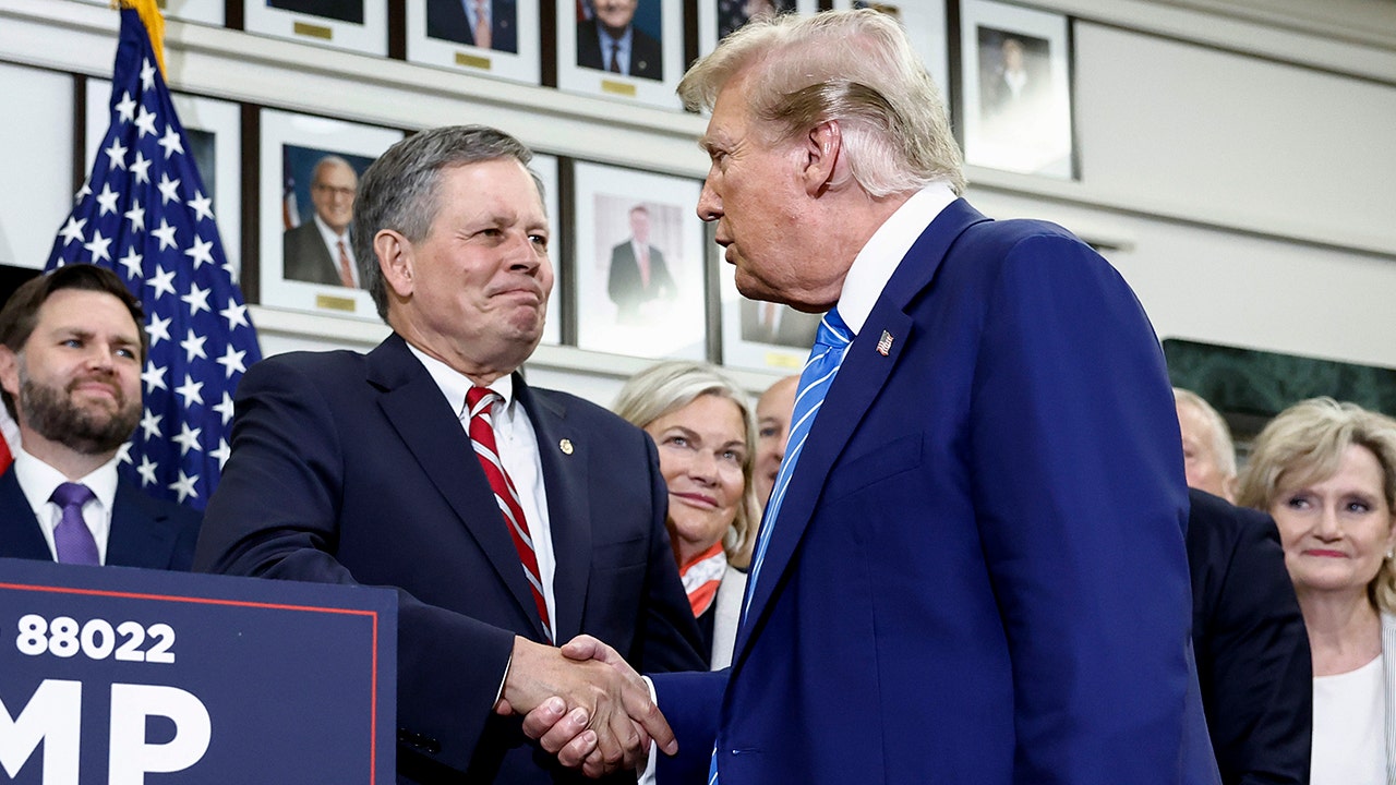 President Donald Trump endorses Republican Sen. Steve Daines of Montana