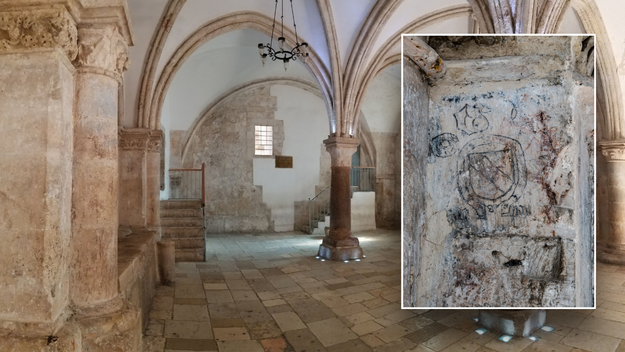 Austrian, Israeli archaeologists at Last Supper site unveil unique graffiti