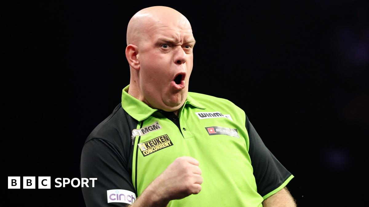 Michael van Gerwen wins German Grand Prix after hitting nine-darter