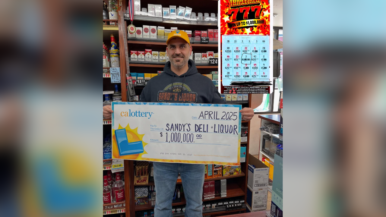 Homeless California man wins $1M from lottery ticket: report