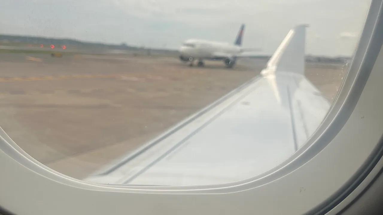 Congressman Nick LaLota says a airplane clipped his plane at DCA