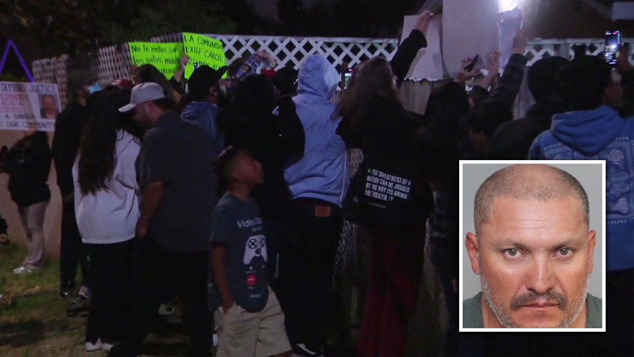 Angry mob targets wrong house during vigil for murdered cats