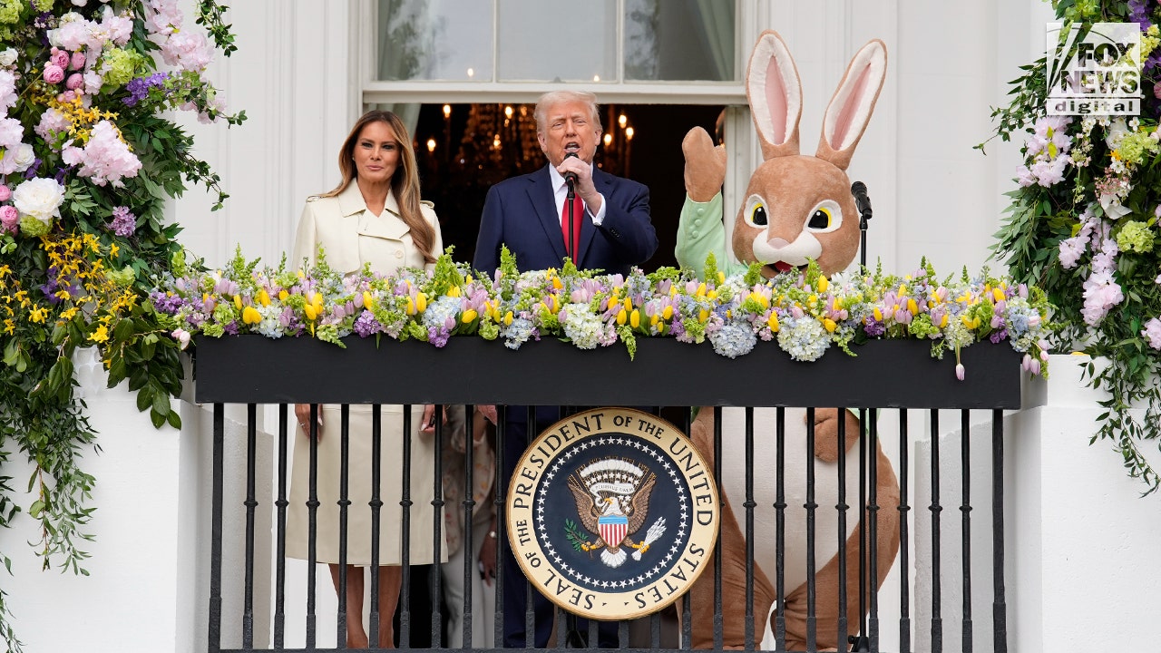 President Donald Trump and Melania Trump welcomed Americans to the White House Egg Roll