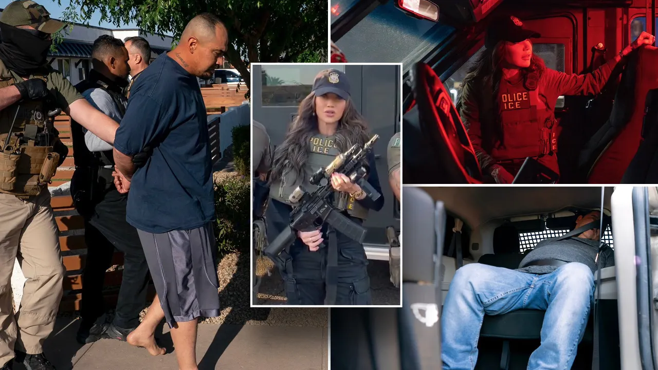 DHS Secretary Kristi Noem joins ICE agents going after criminal illegal immigrants in Arizona