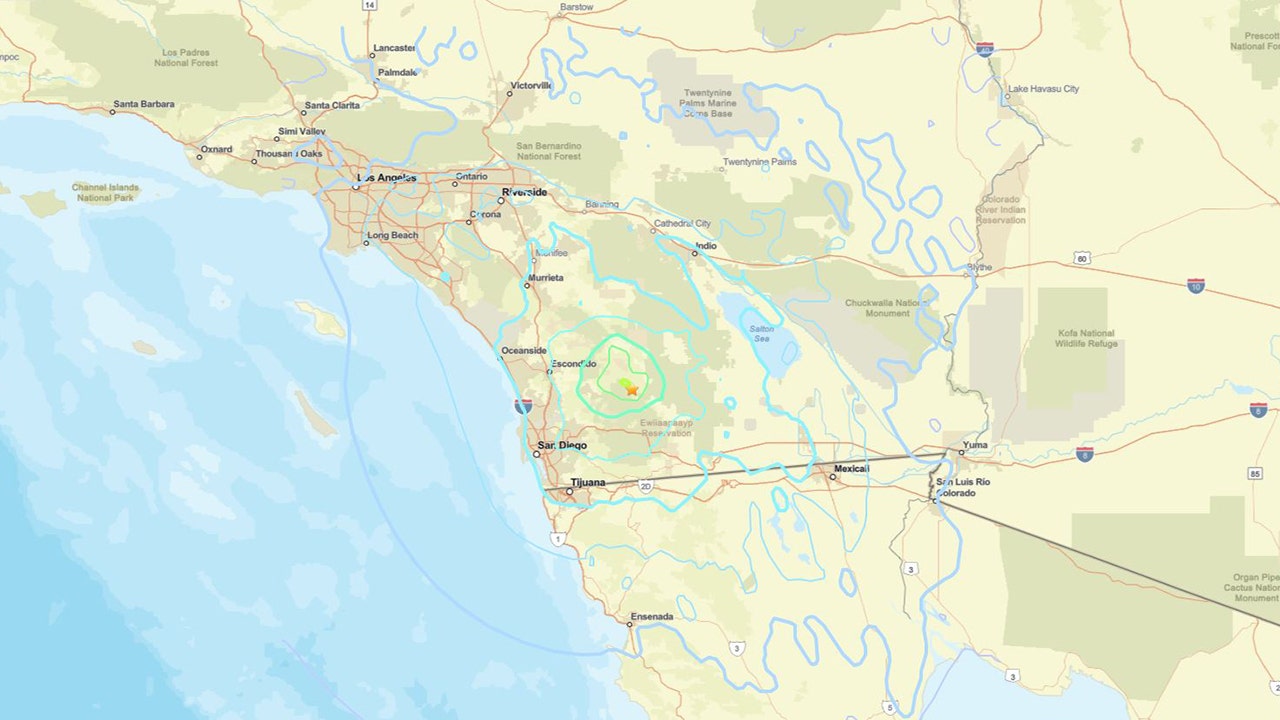 Earthquake rattles San Diego area