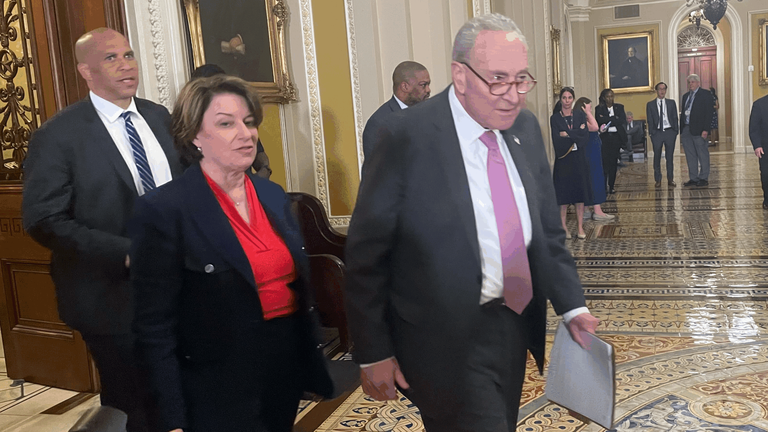 Democrats rip GOP’s ‘Silence of the Lambs’ as Trump marks 100 days