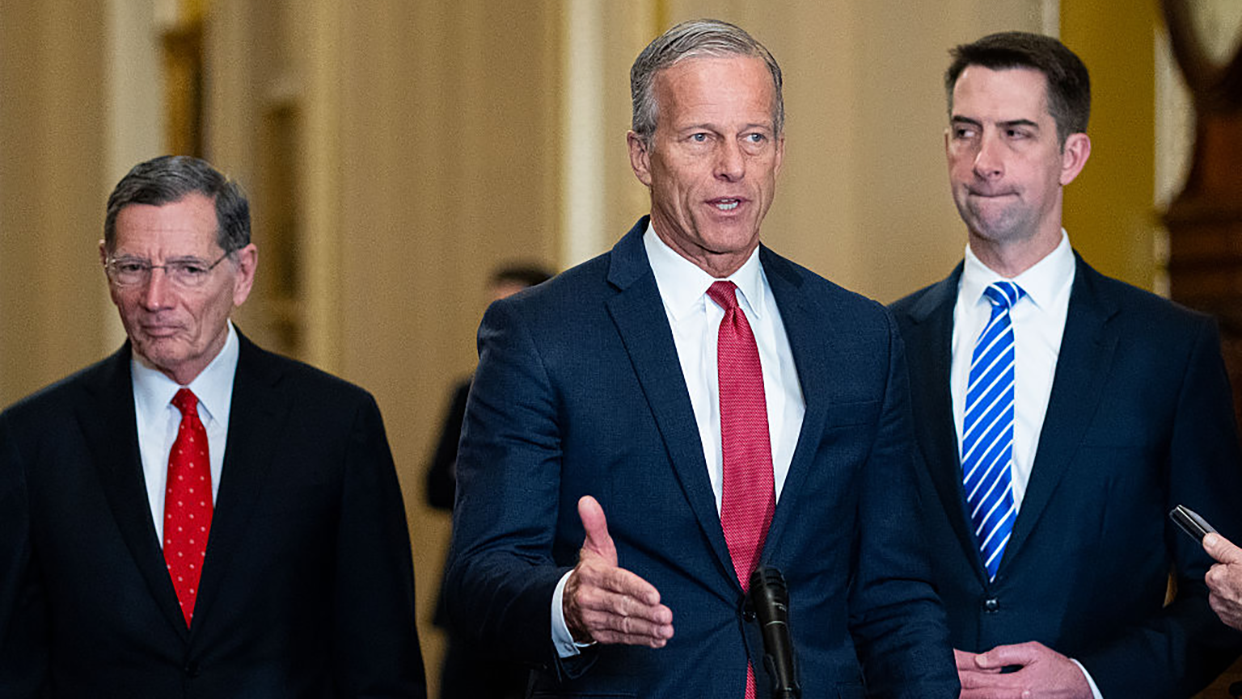 Thune, Barrasso bullish on budget deal soon after Easter break
