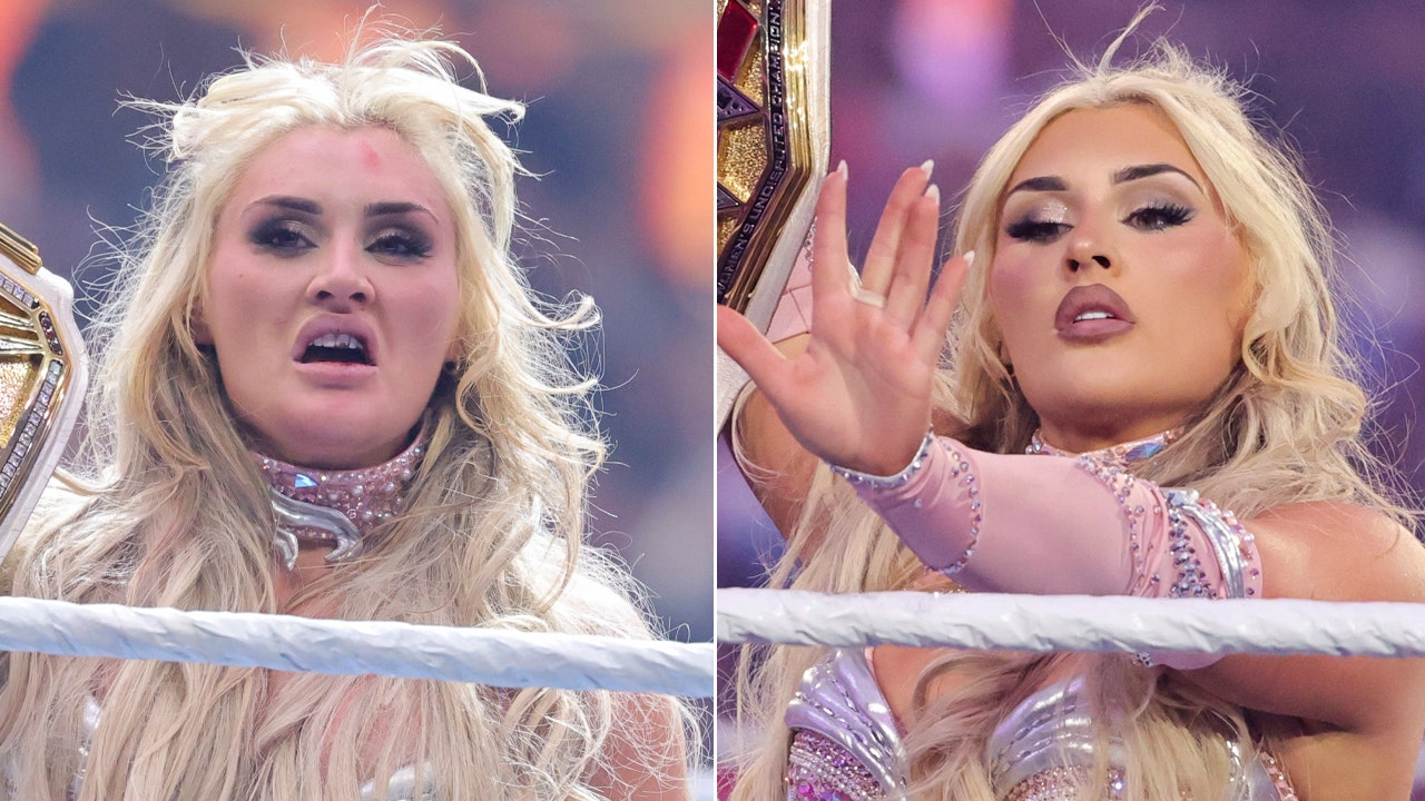 Tiffany Stratton bruised and battered in WrestleMania 41 match