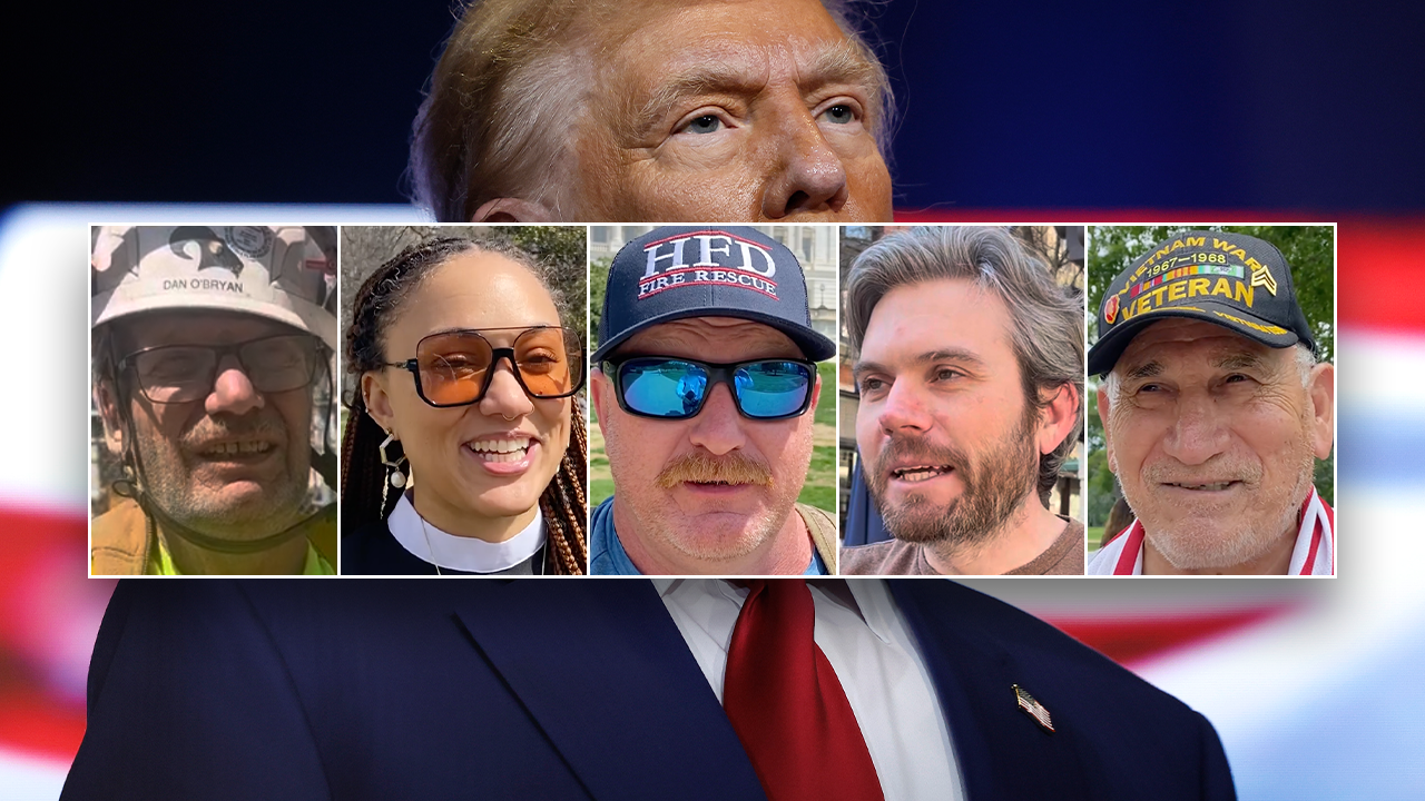 Americans across the country graded President Donald Trump’s first 100 days