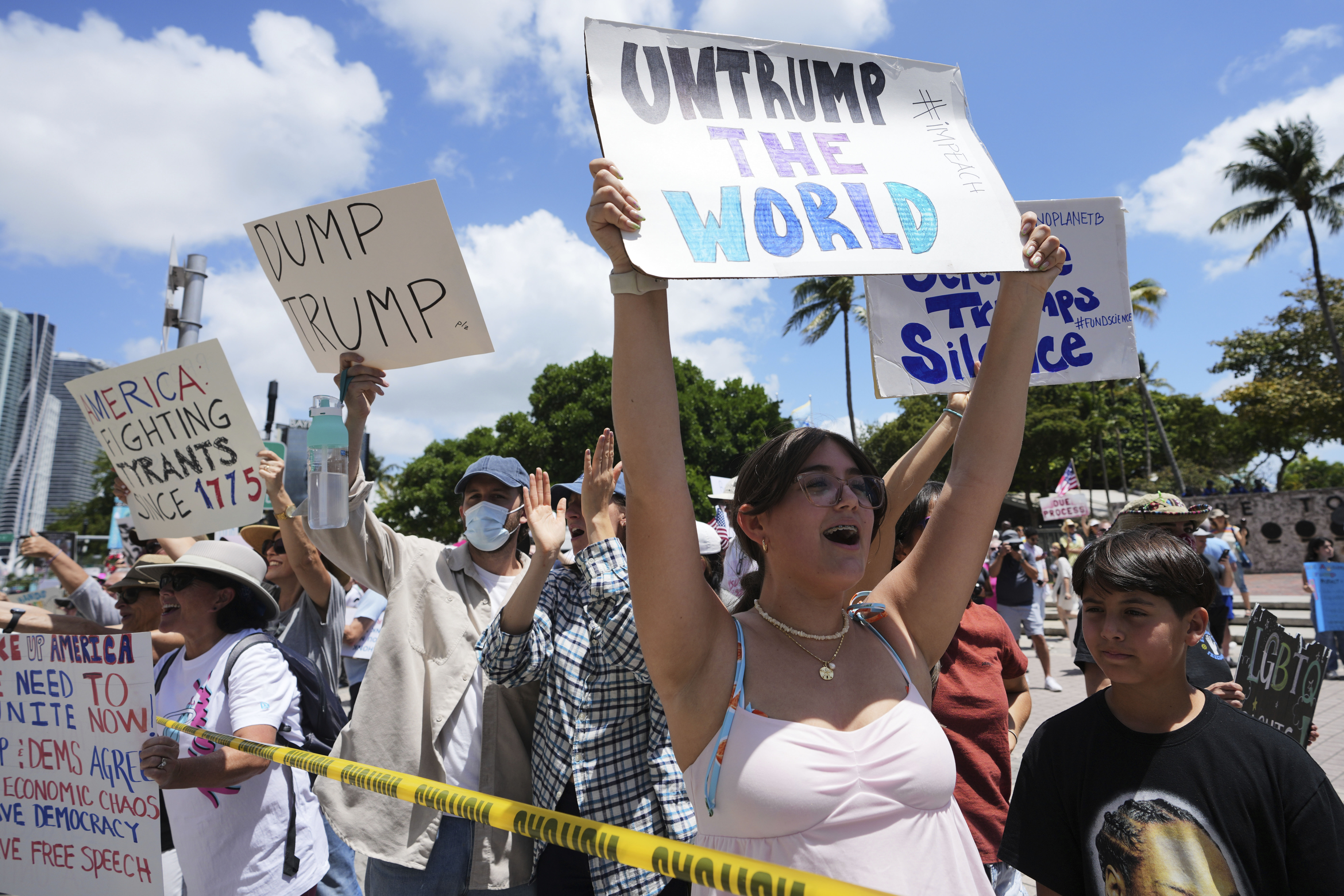 Anti-Trump protesters turn out to rallies in New York, Washington and other cities across country