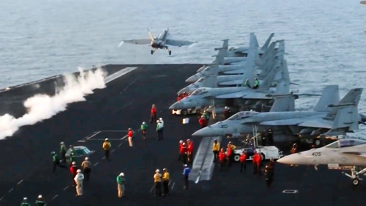 Navy F-18 fighter jet falls into Red Sea off the USS Harry S Truman