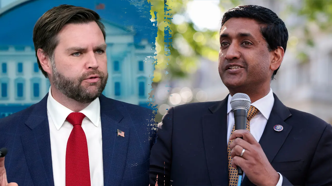 Ro Khanna teases 2028 rivalry during speech in JD Vance’s home state