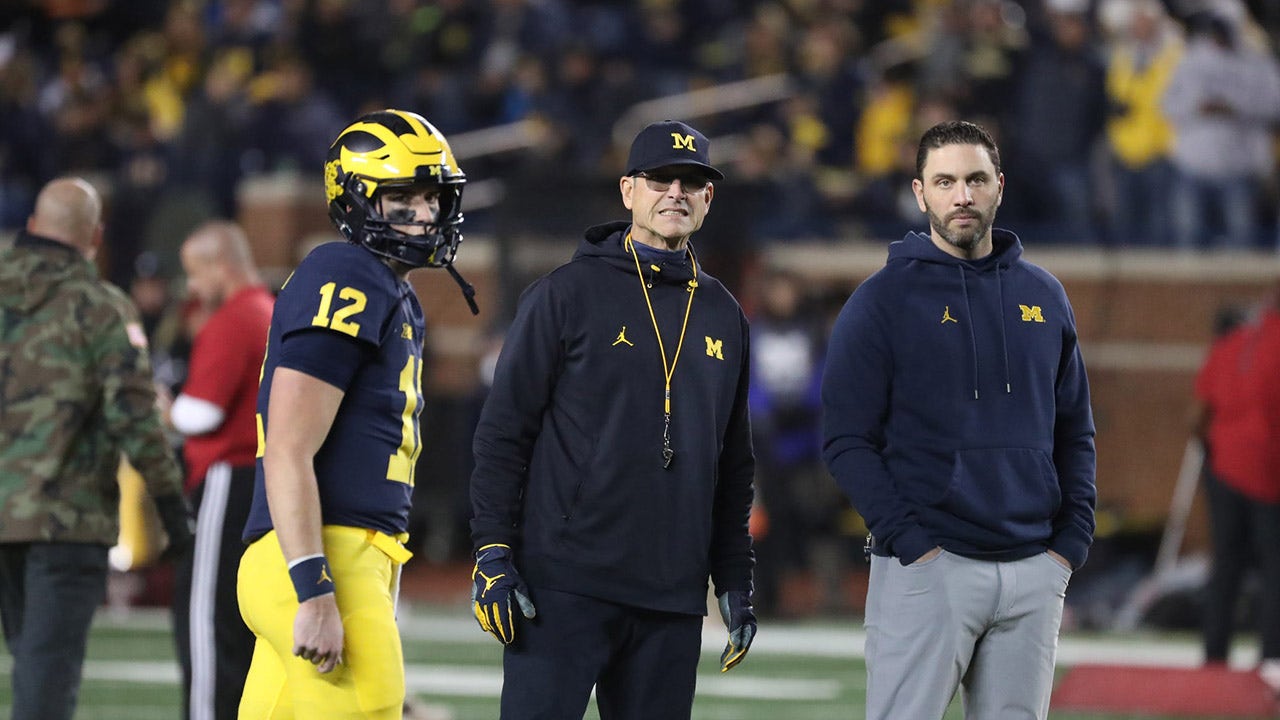 Jim Harbaugh reacts to hacking allegations against ex-assistant coach