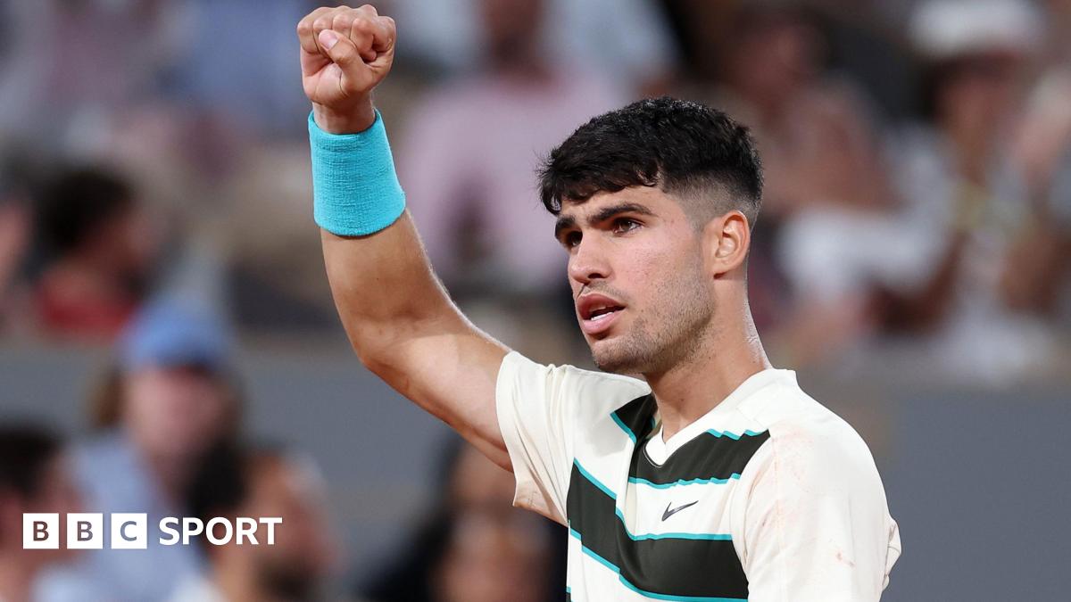 French Open 2025 results: Carlos Alcaraz beats Damir Dzumhur in four sets