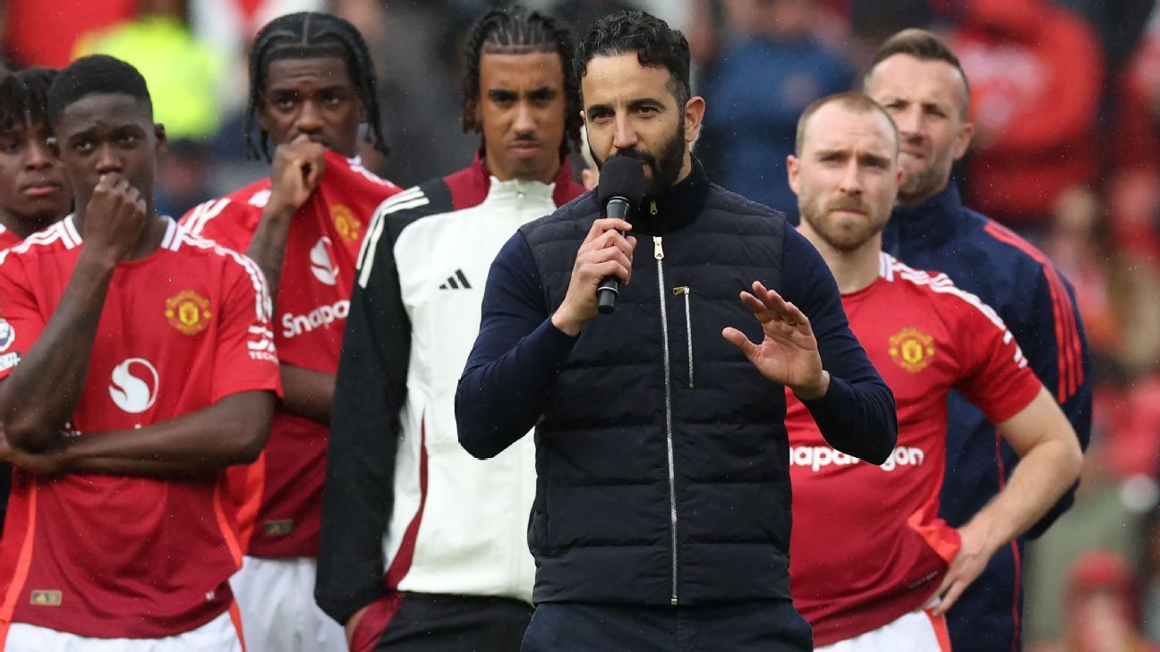 Man United’s Ruben Amorim says sorry to fans after worst Premier League season