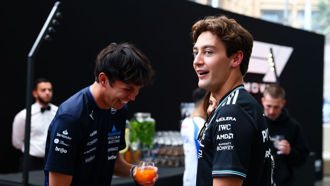 Alex Albon buys George Russell dinner after blocking tactic at Monaco Grand Prix