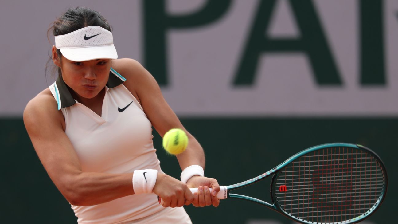 French Open: Raducanu, Boulter, Fearnley progress to second round