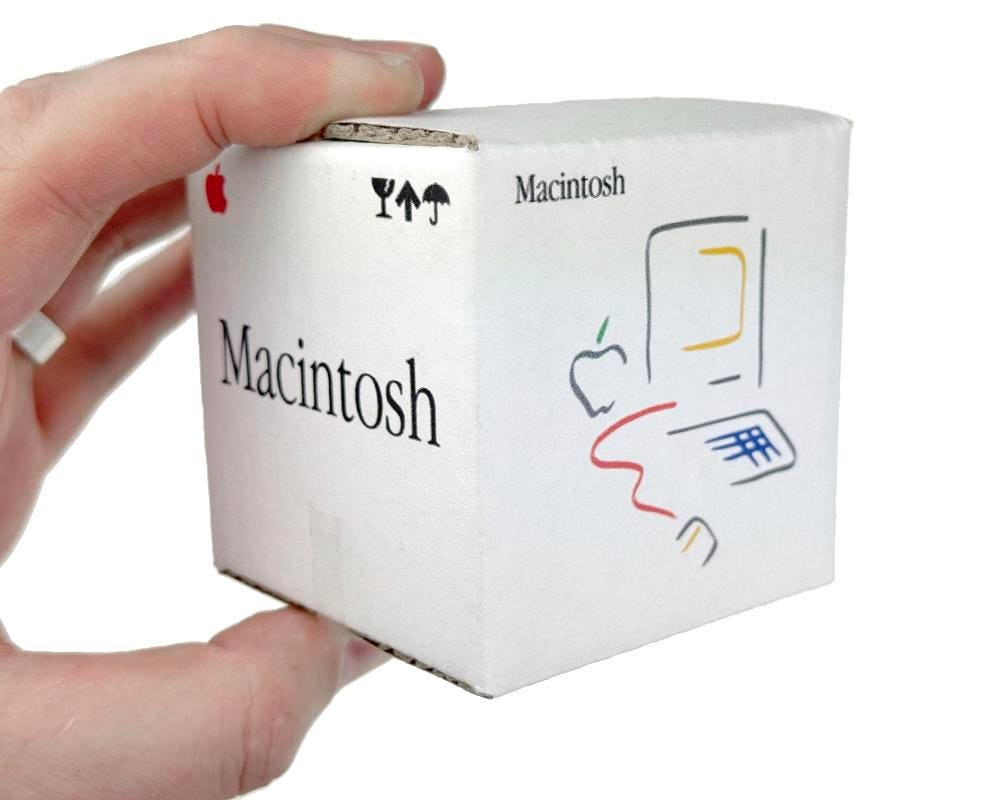 Tiny, Functional Replica Of The Original Apple Mac Fits In Your Hand