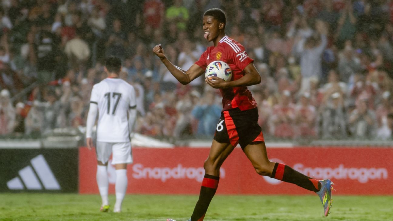 Man United scrape past Hong Kong in final postseason friendly