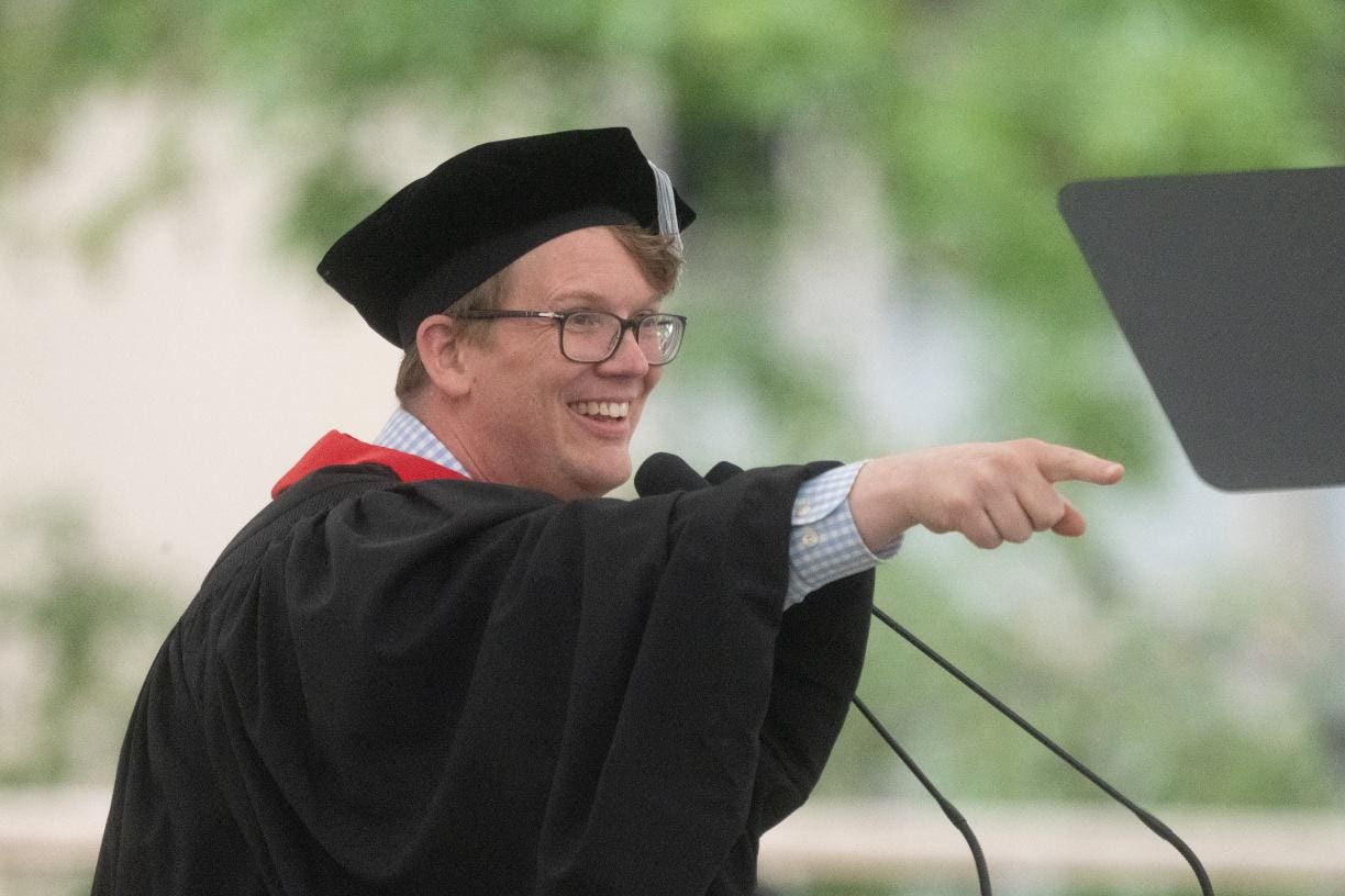 Hank Green Rocks MIT Commencement