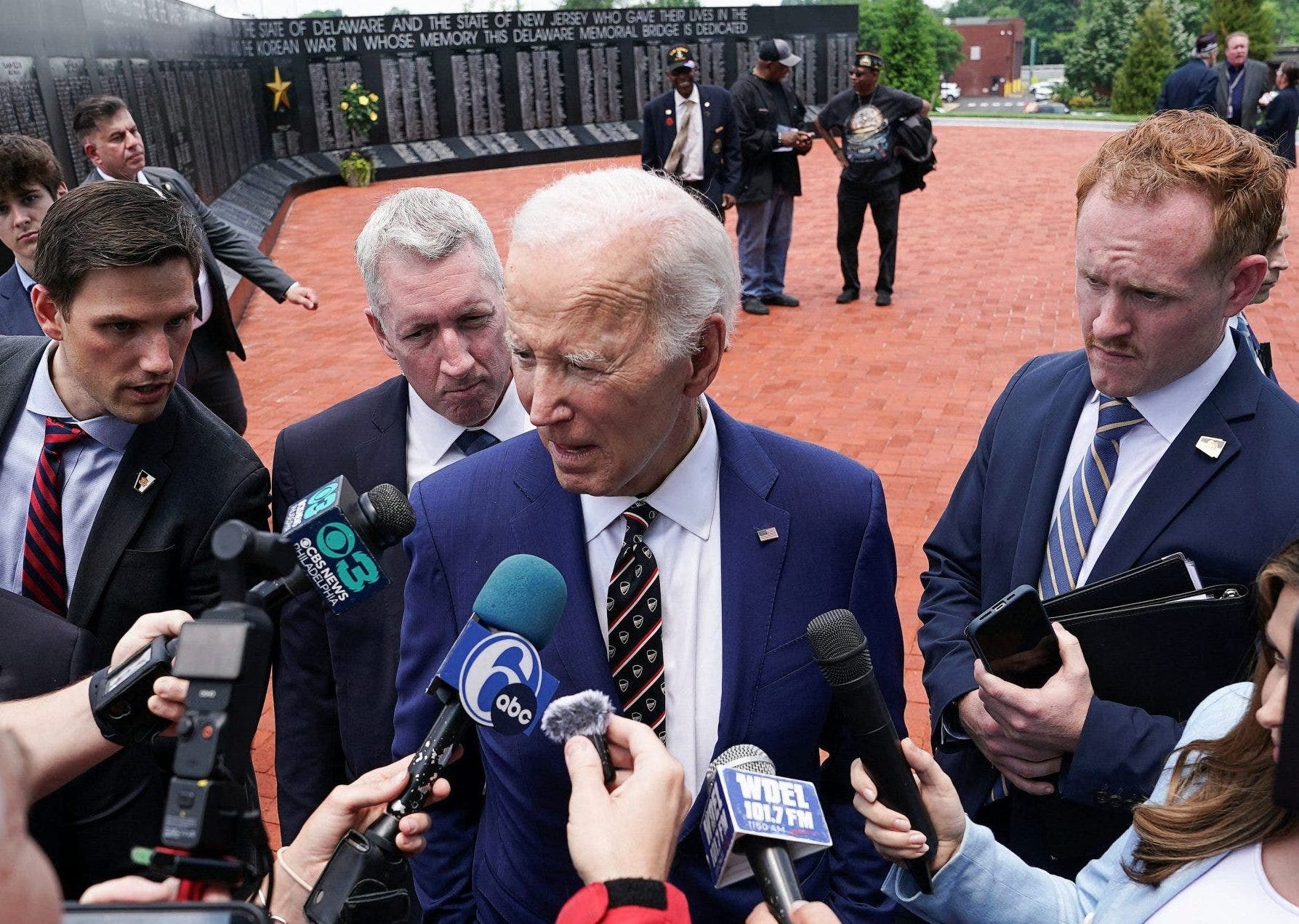 Former President Joe Biden joked he could take on authors of new books questioning him in Oval Office