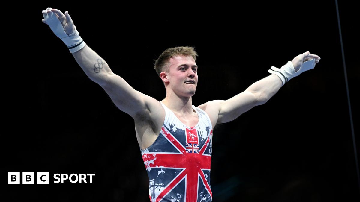 European Gymnastics Championships: GB’s Whitehouse retains floor title for third successive year