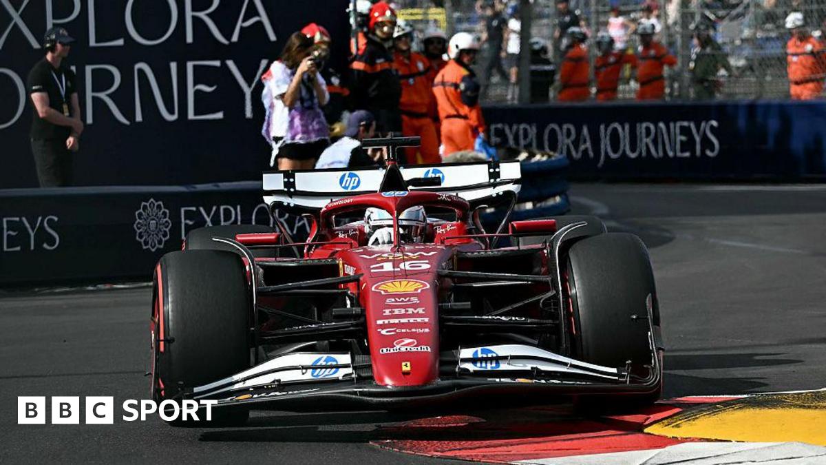 Monaco Grand Prix: Charles Leclerc fastest in both Friday practice sessions