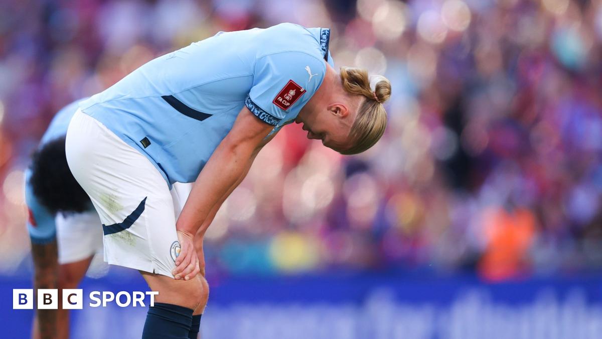 FA Cup final: Erling Haaland’s Wembley goal drought continues